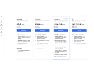 Comparison of Freepik Free vs Premium plans with feature differences